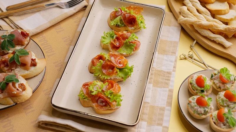 Sliced Chorizo Sausage Tartine