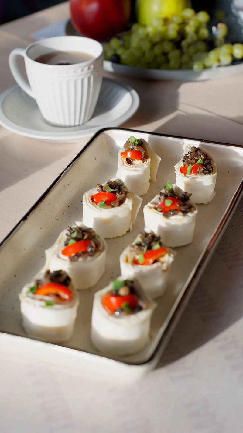 Chicken and Mushroom Roulade