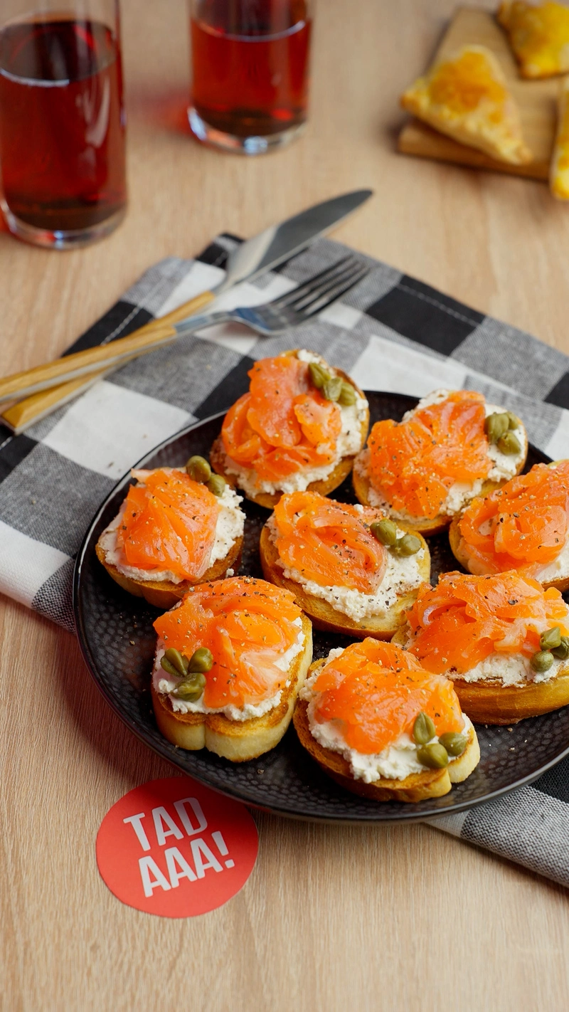 Salmon and Capers Tartine