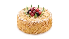 Pastry Cake with Vanilla Cream - Napoleon Cake