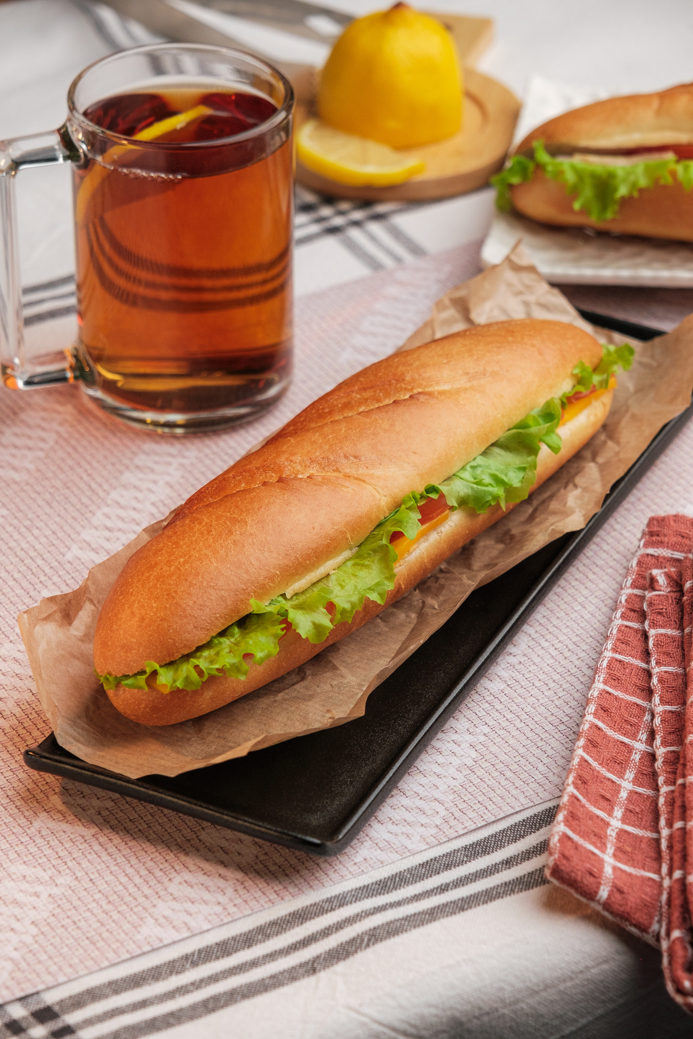 British Cheddar Ploughman’s Sub Roll