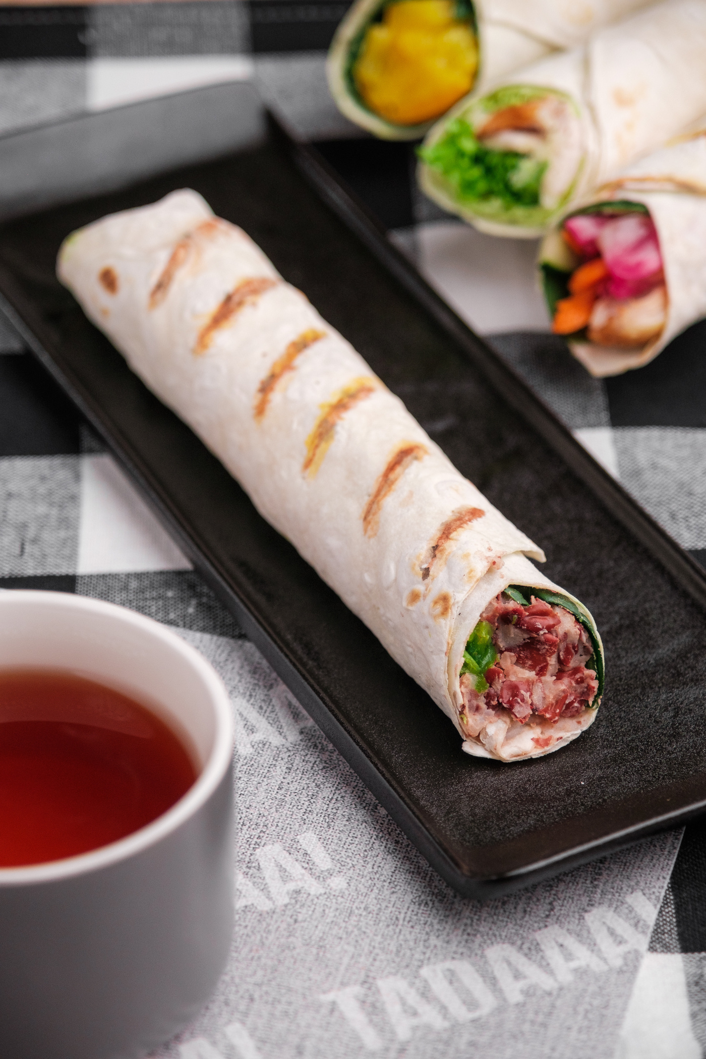  Korean BBQ Pulled Pork Wrap