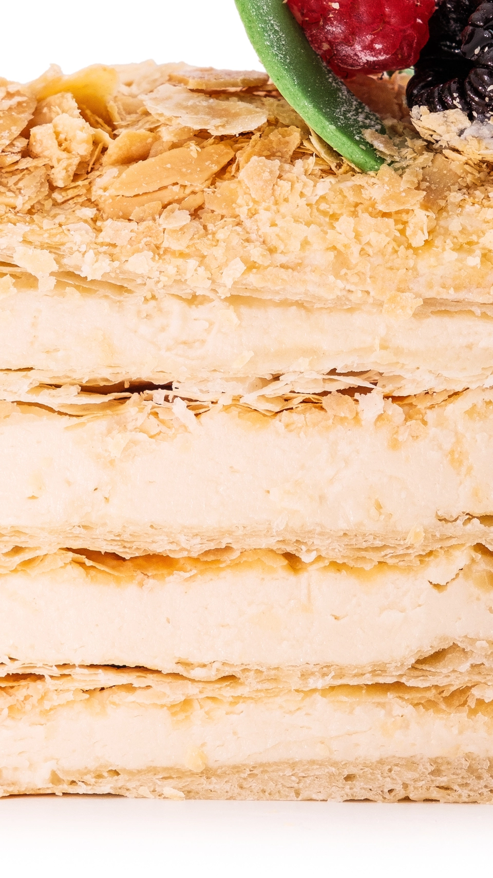 Pastry Cake with Vanilla Cream - Napoleon Cake