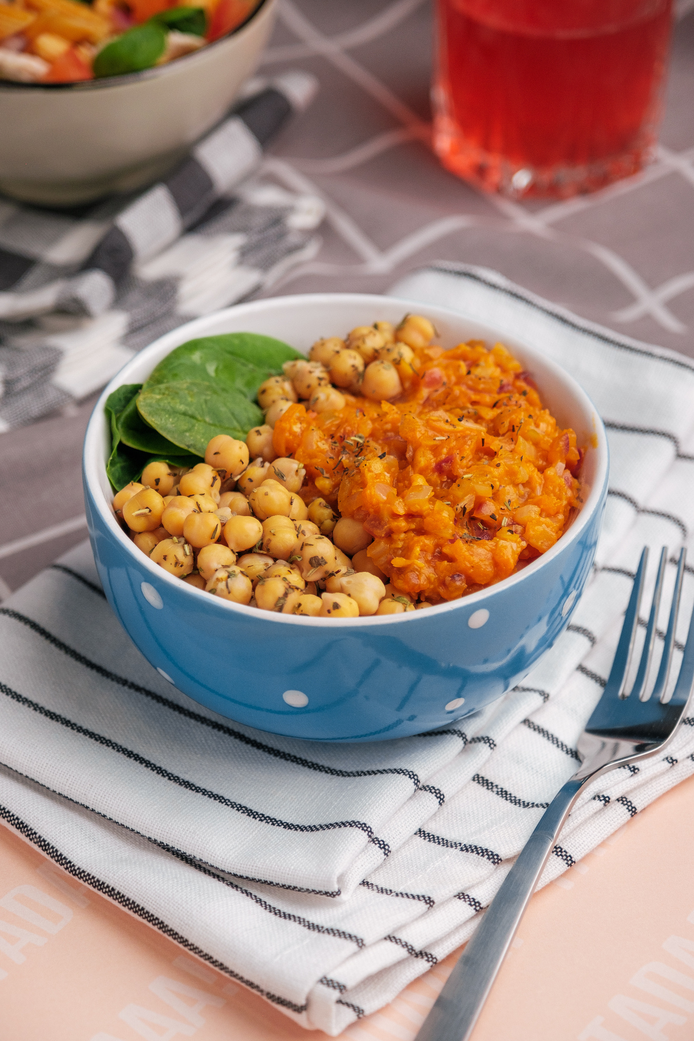 Indian Quinoa & Chickpea Salad