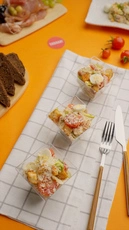 Chicken Caesar Salad Cup