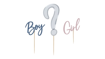 Gender Reveal Cake Topper