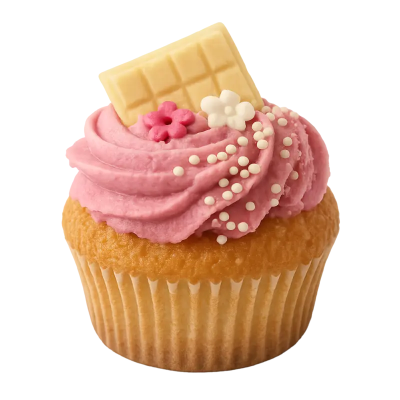 Pink Mini Cupcakes