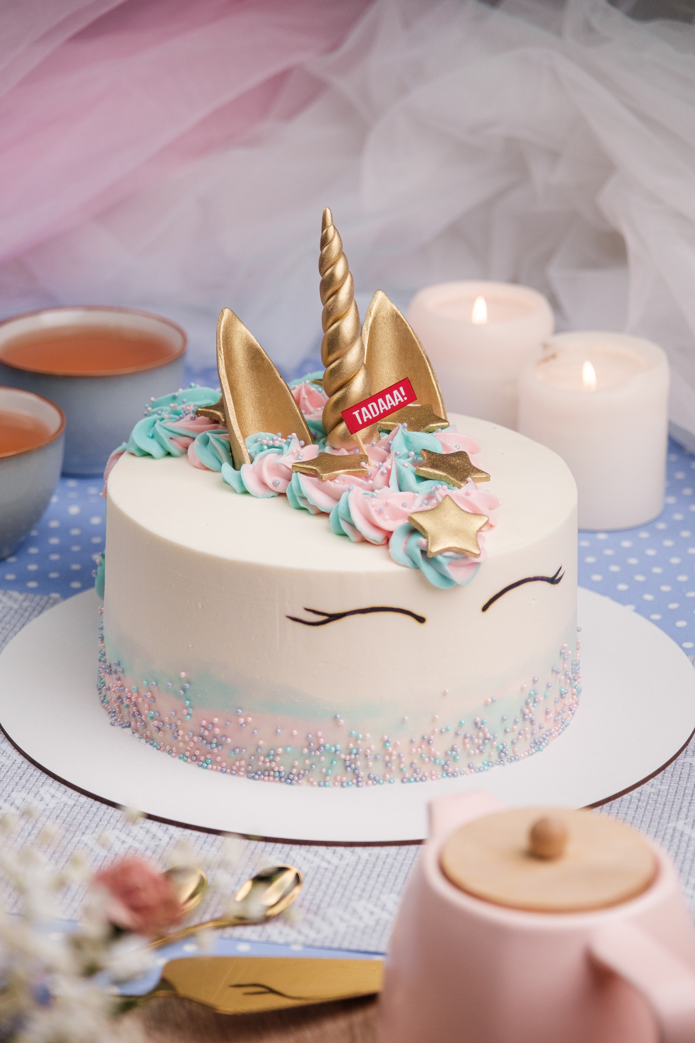 Unicorn Sponge Cake
