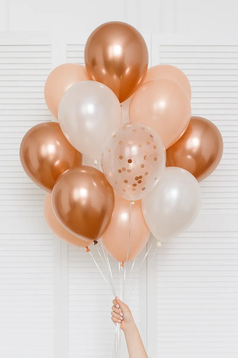 Rose Gold Balloon Bouquet