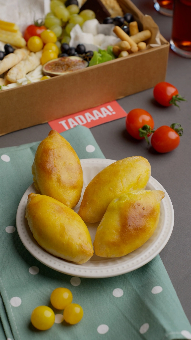 Potato and Onion Pastries