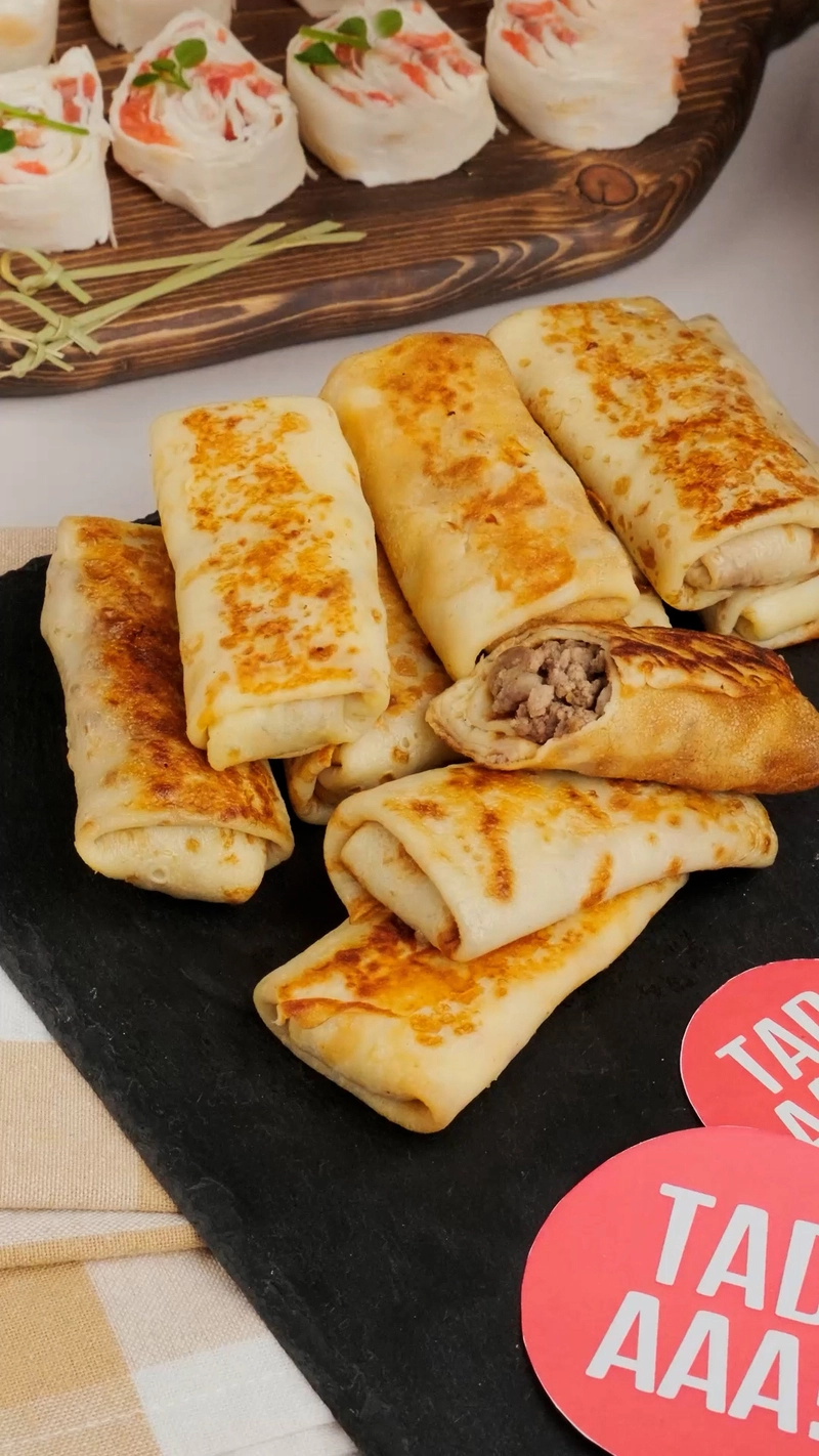 Beef and Egg Savoury Crepes