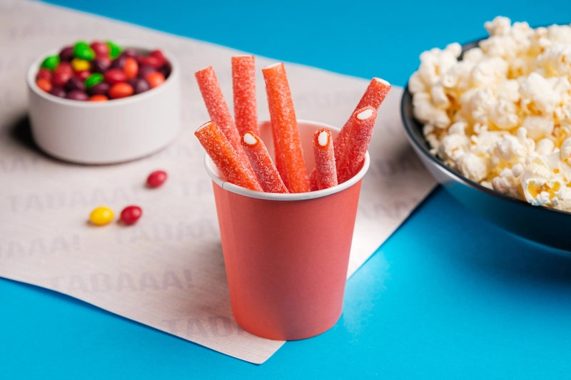 Sour Strawberry Pencils