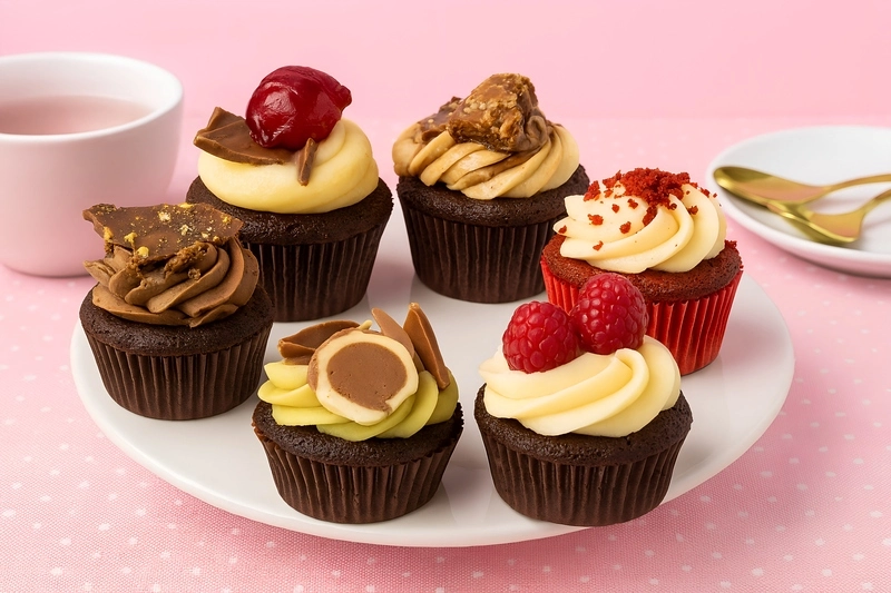 Chocolate Lovers Mini Cupcakes