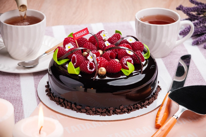 Zemallow Chocolate Framboisier Cake