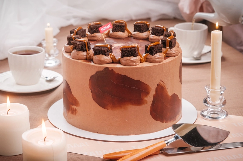 Cutter &Squidge’s Double Chocolate Salted Caramel Cake
