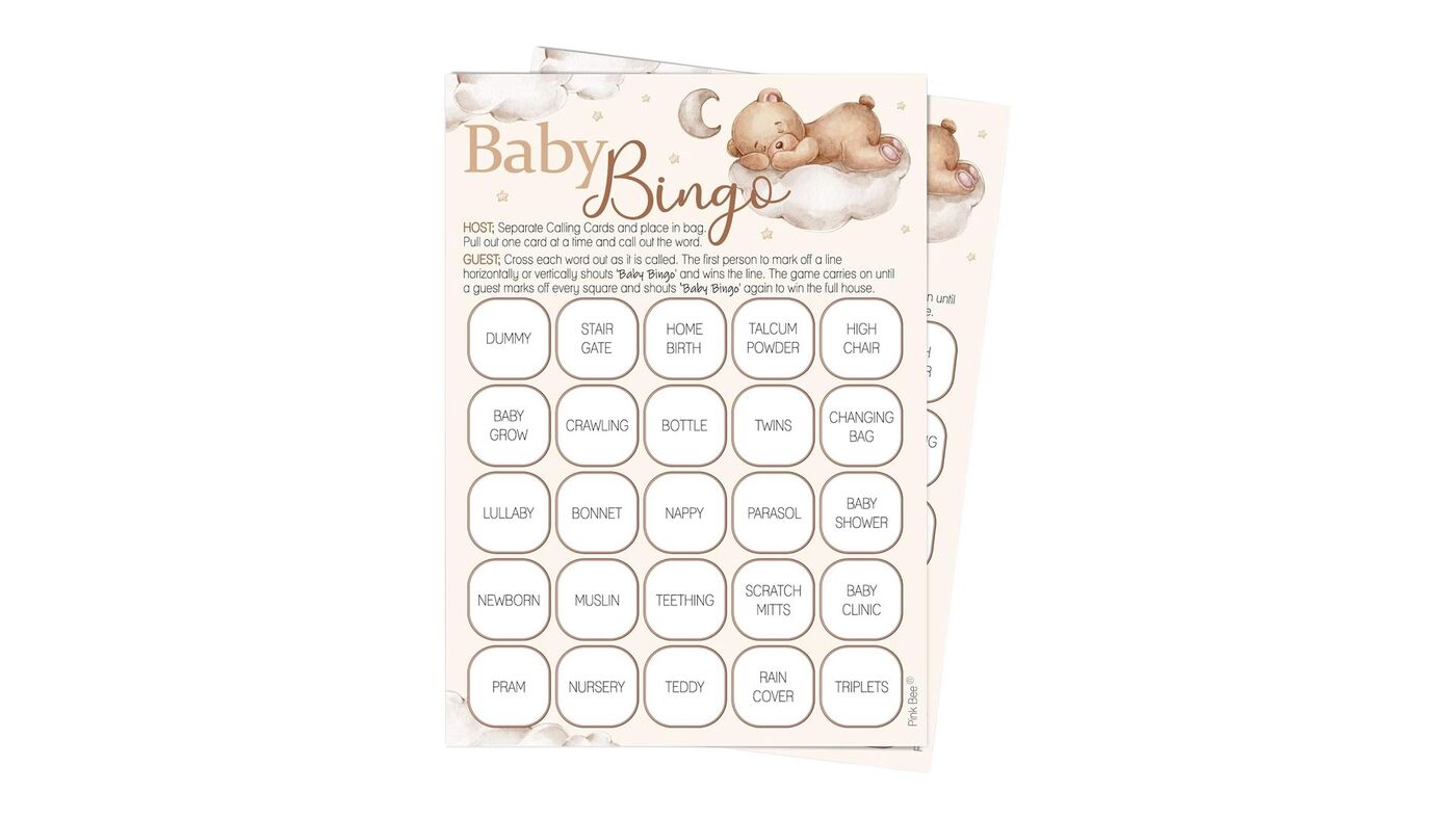 Bingo Baby Party Game