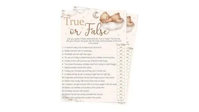 “True or False” Baby Party Game