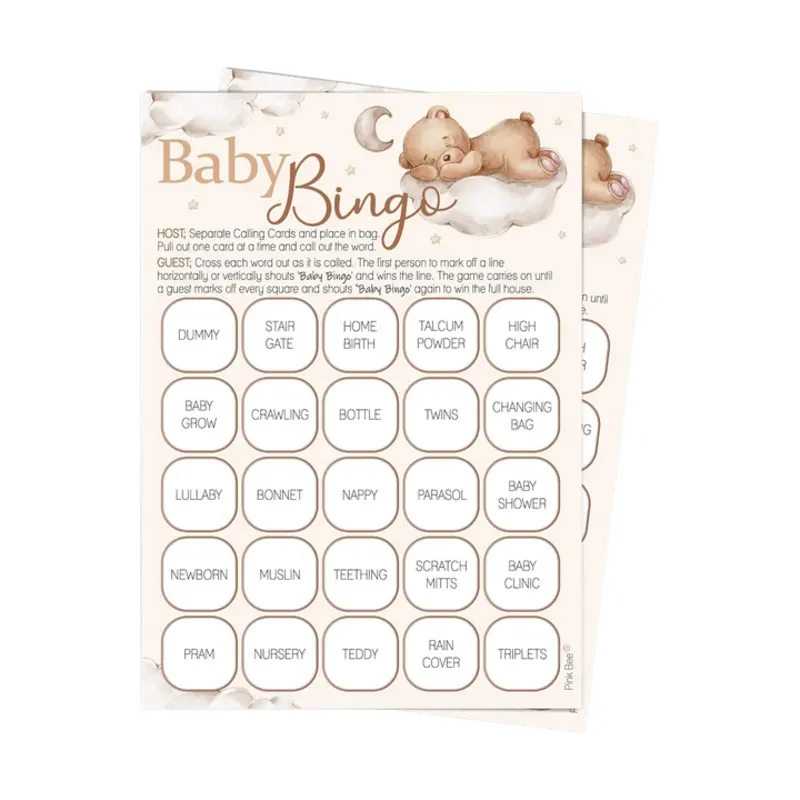 Bingo Baby Party Game