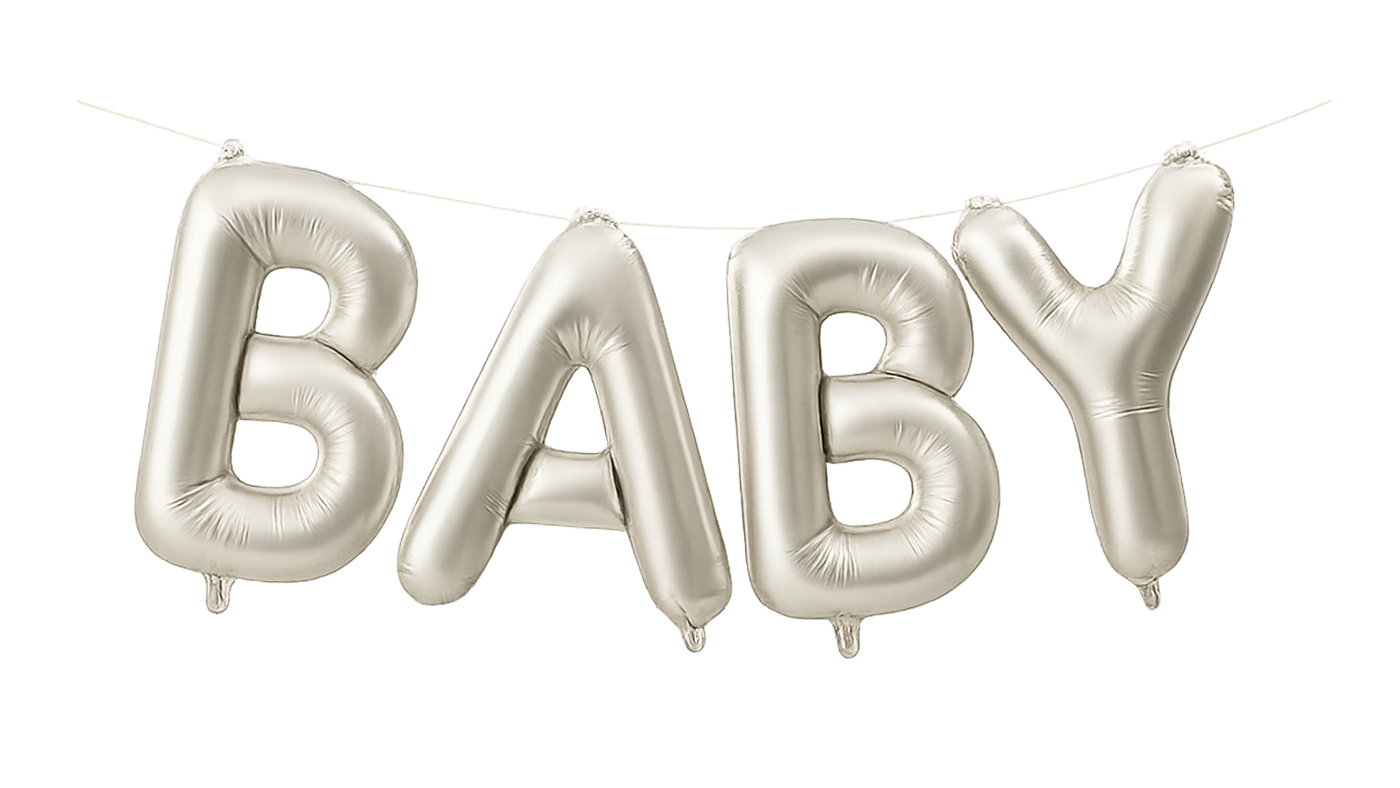 Baby Balloon Banner