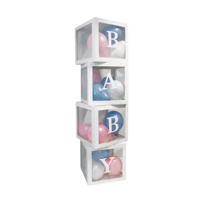 Baby Stackable Boxes with Balloons