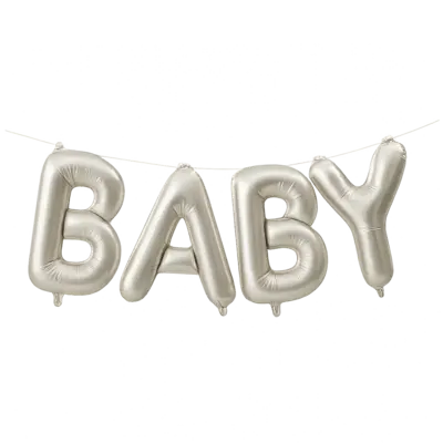 Baby Balloon Banner