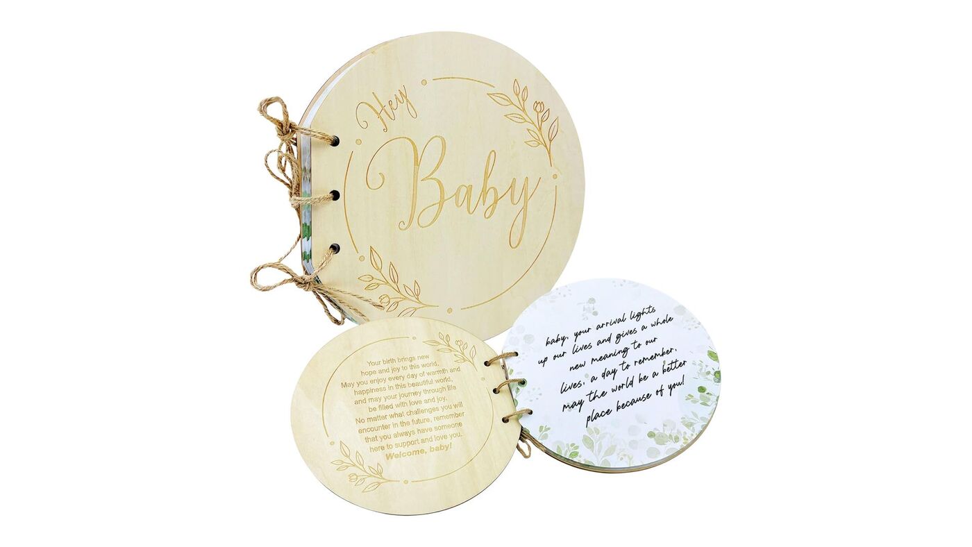 Hey Baby Guest Book 