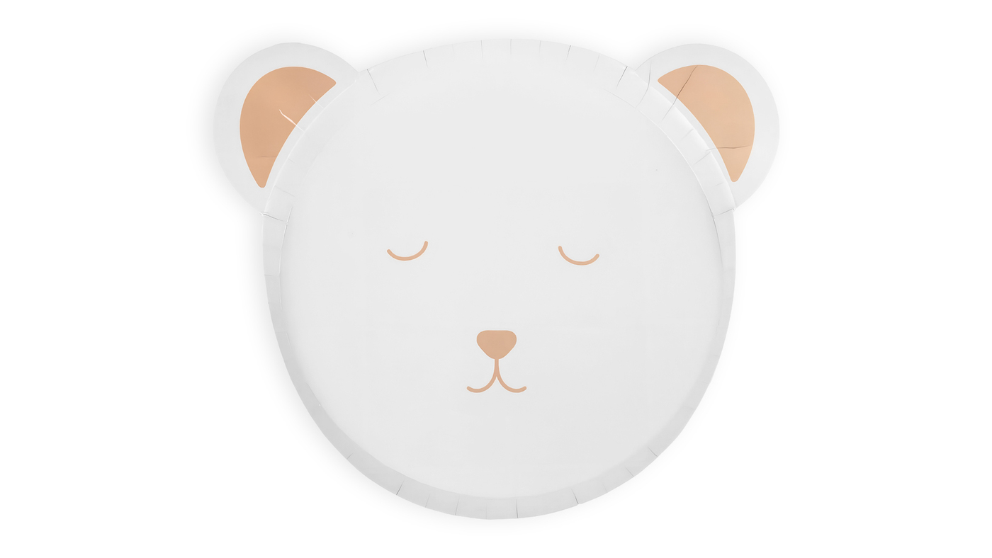 Teddy Bear Paper Plates