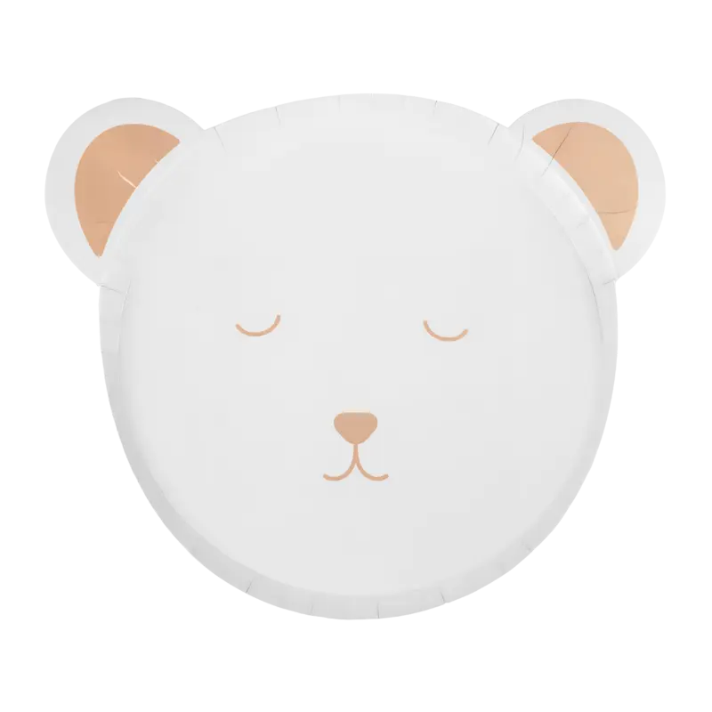 Teddy Bear Paper Plates
