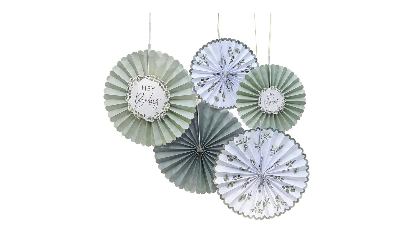 Hey Baby Paper Decorations