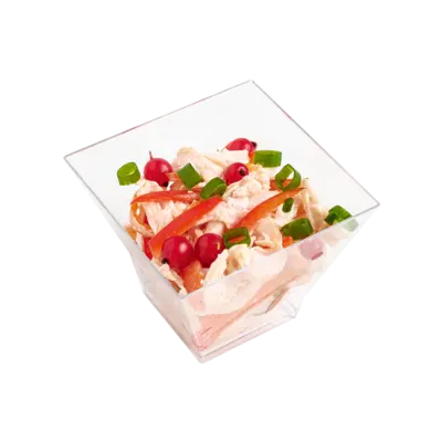 Chicken, Pepper & Mushroom Salad Cup