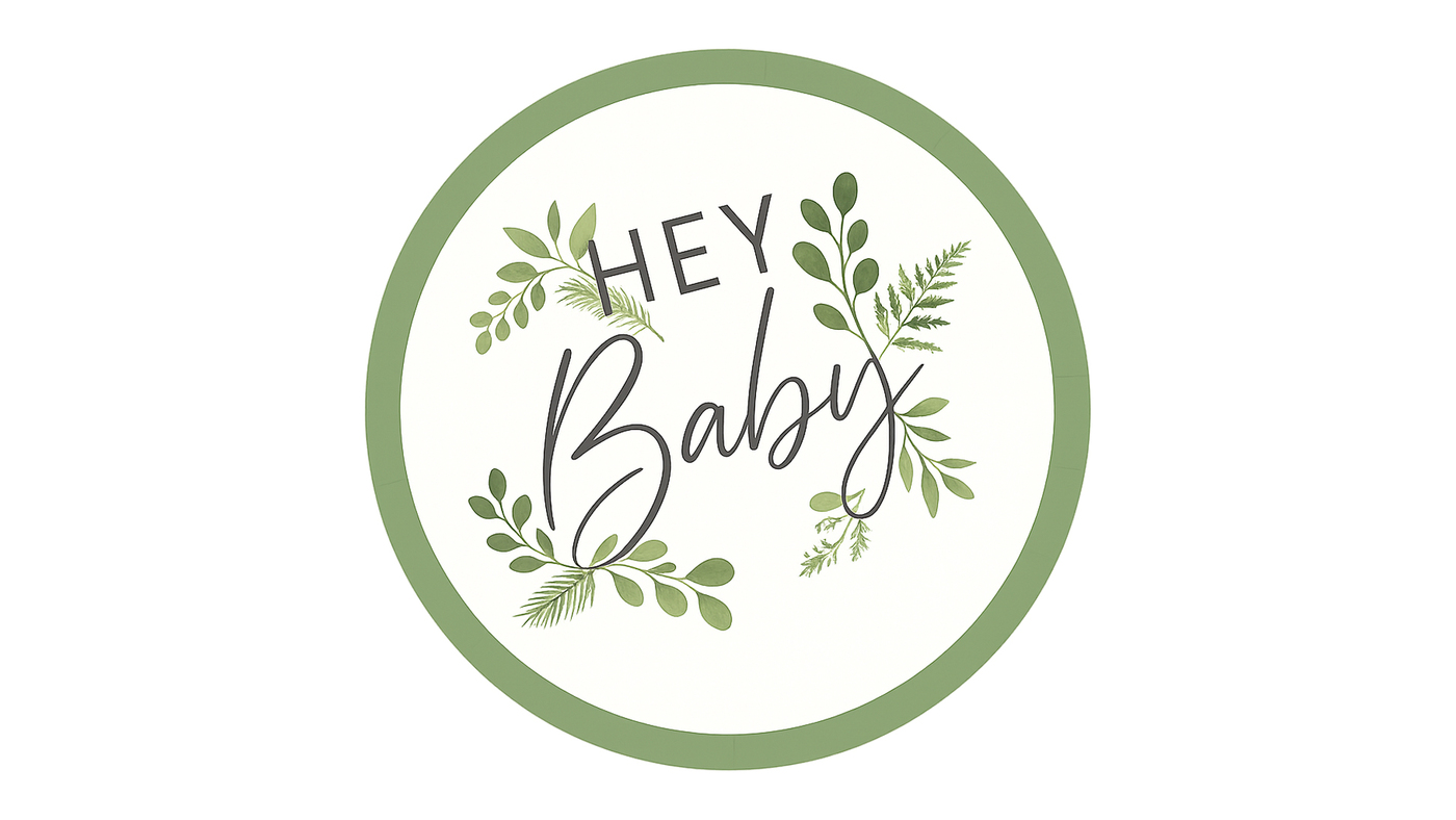 Hey Baby Party Plates