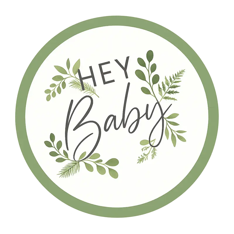 Hey Baby Party Plates