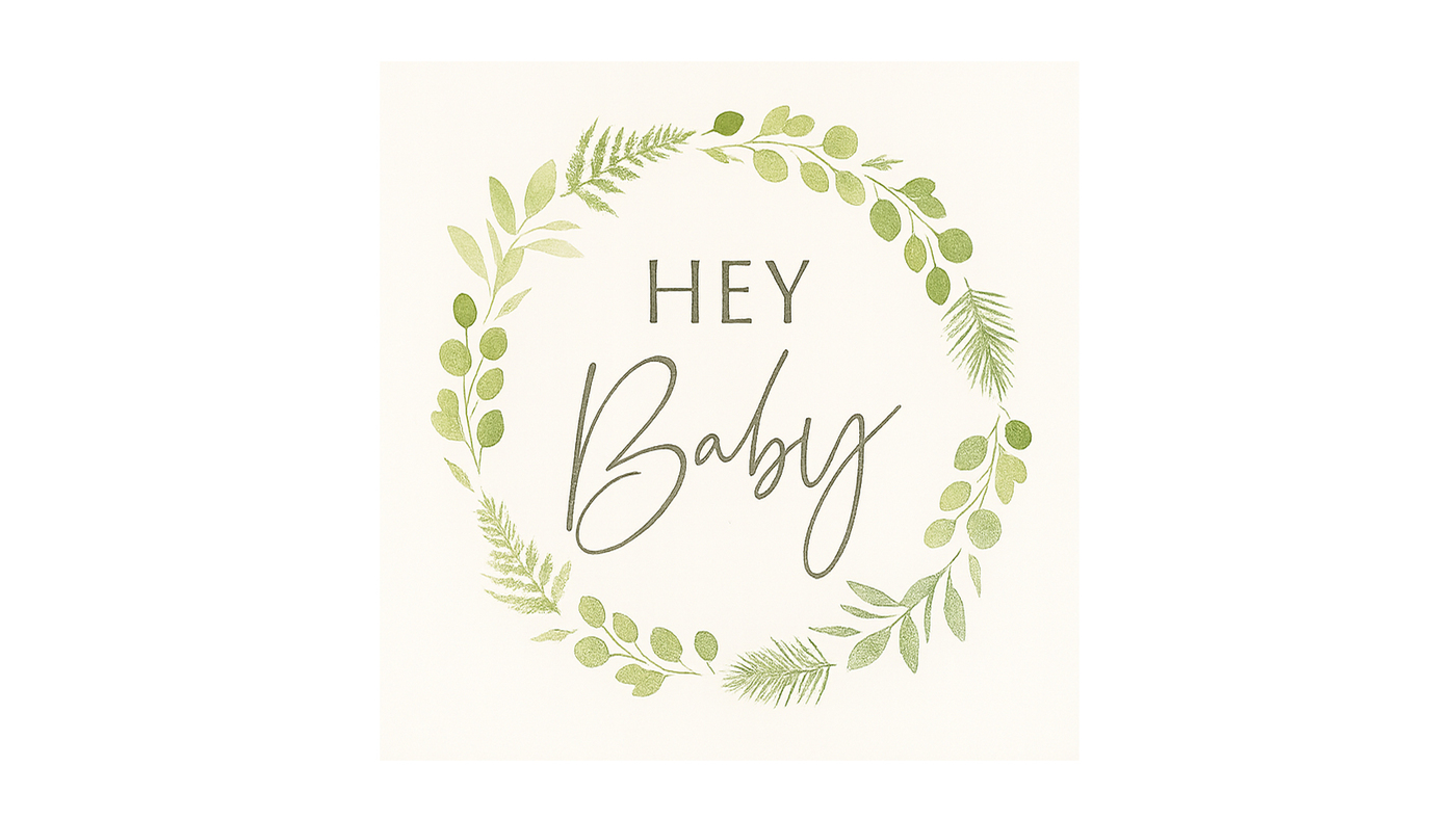 Hey Baby Party Napkins