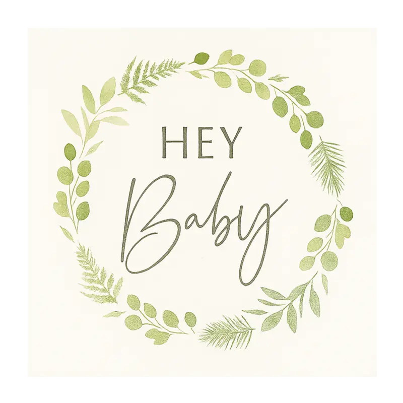 Hey Baby Party Napkins