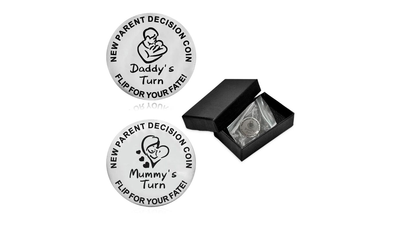 New Parents Funny Decision Coin