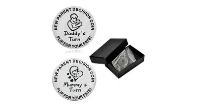 New Parents Funny Decision Coin