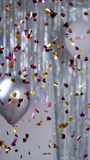 Gold and Pink Hearts Confetti Poppers