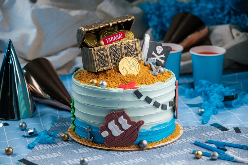 Pirate Vanilla Cake 