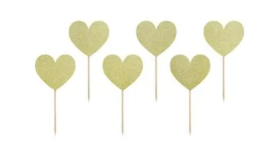 Hearts Cupcake Toppers