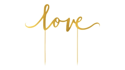 Love Cake Topper
