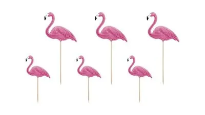 Flamingos Cupcake Toppers