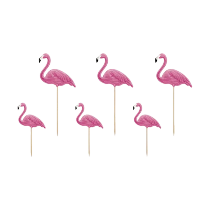 Flamingos Cupcake Toppers