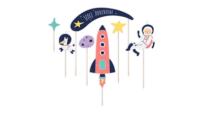 Space Cupcake Toppers