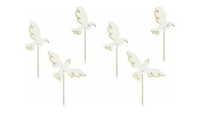 Dove Cupcake Toppers