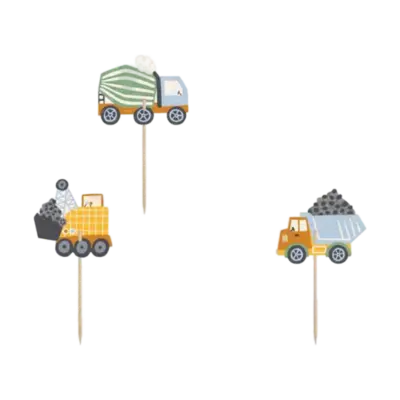 Construction Cupcake Toppers