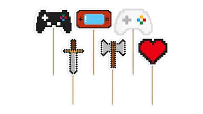 Gaming Cupcake Toppers