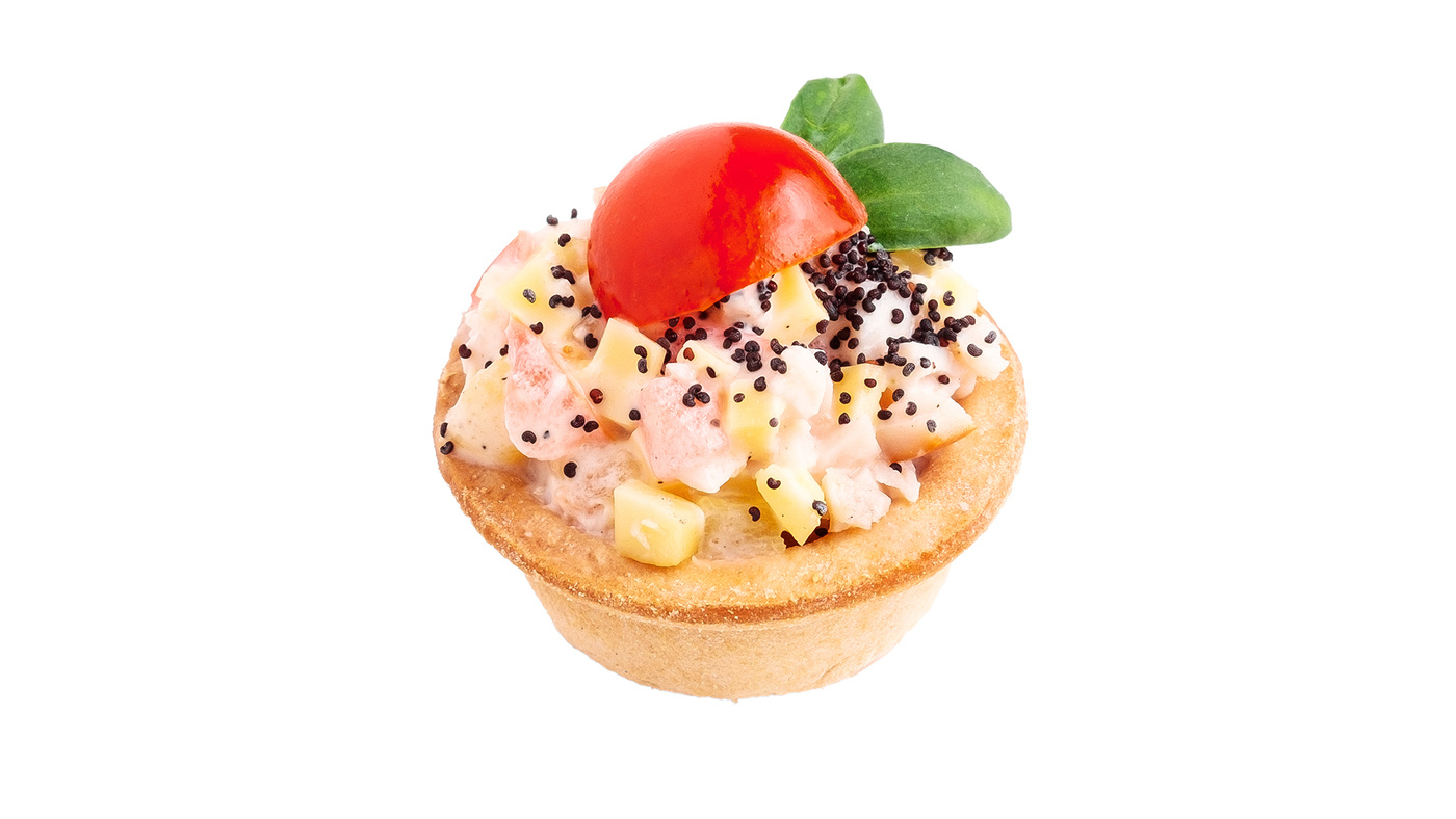 Smoked Chicken and Pineapple Opium Tartlet