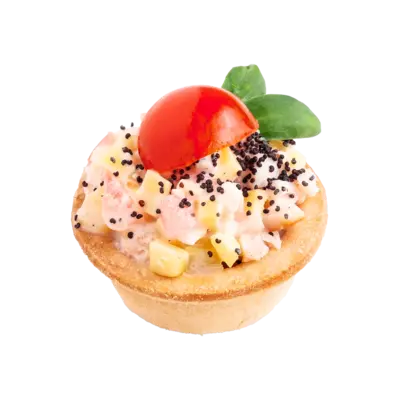 Smoked Chicken and Pineapple Opium Tartlet