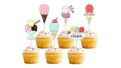 Summer Cupcake Toppers