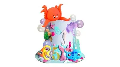 Under the Sea Cake Decor